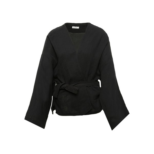 Aura Müslin Kimono Bluz