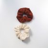 Ekru&Tarçın 2'li Karma Scrunchie - Görsel 4