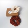 Ekru&Tarçın 2'li Karma Scrunchie