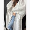 Ma'at Beyaz Keten Kimono - Görsel 2