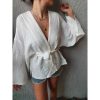 Aura Müslin Kimono Bluz - Görsel 4
